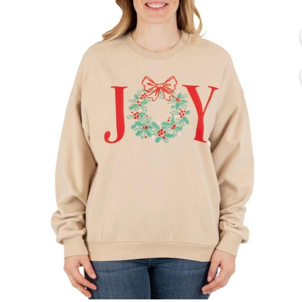 Christmas - Holiday  NWT State Of Mine Sweatshirt - JOY, XL